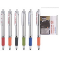 Promotional silver banner touch pen